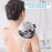 AmazerBath Loofah Sponge 75g/Piece, Loofah for Men Body Scrubber - Bath Sponge Loofa Set of 4 Black (Large)