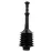 JS Jackson Supplies Professional Bellows Accordion Toilet Plunger, High Pressure Thrust Plunge Removes Heavy Duty Clogs from Clogged Bathroom Toilets, All Purpose Power Plungers for Bathrooms, Black