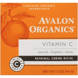 Avalon Organics Skin Moisturizer with Vitamin C, 1.7 Oz, Dermatologist Tested, Plant-Based Formula, Cruelty-Free Avalon Organics Skin Moisturizer with Vitamin C, 1.7 Oz, Dermatologist Tested, Plant-Based Formula, Cruelty-Free