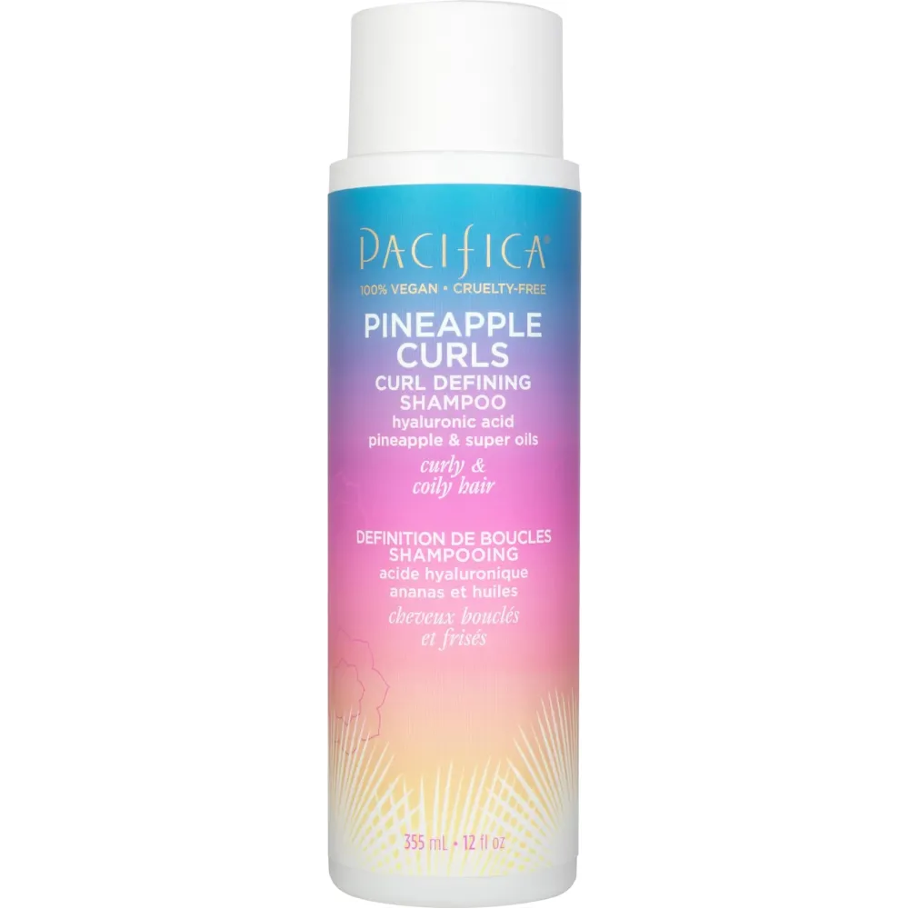 Pacifica Beauty 12.0 Fl Oz Pineapple Curls Curl Enhancing Shampoo - Hydrating & Frizz Control with Argan Oil & Hyaluronic Acid, Vegan + Cruelty Free Pacifica Beauty 12.0 Fl Oz Pineapple Curls Curl Enhancing Shampoo - Hydrating & Frizz Control with Argan Oil & Hyaluronic Acid, Vegan + Cruelty Free