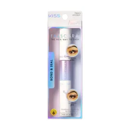 KISS Falscara DIY Eyelash Extension Bond & Seal Infused with Biotin & Vitamin E - Strong Gentle Comfortable Lash Adhesive for All Day Wear For Use With Falscara Lash Wisps, Remover, and Applicator