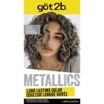 Got2b Metallics Permanent Hair Color, M72 Dusty Silver