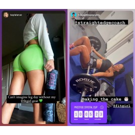 FITGIRL - Hip Thrust Pad and Squat Pad for Leg Day, Barbell Pad Stays in Place Secure, Thick Cushion for Comfortable Squats Lunges Glute Bridges, Olympic Bar and Smith Machine FITGIRL - Hip Thrust Pad and Squat Pad for Leg Day, Barbell Pad Stays in Place Secure, Thick Cushion for Comfortable Squats Lunges Glute Bridges, Olympic Bar and Smith Machine