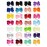 Choicbaby 28pcs 6 Inch Hair Bows for Girls Large Hair Bows with Alligator Clips Toddler Hair Accessories for Baby Girls Kids Teens