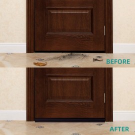 Suptikes 2 Pack Door Draft StopperDoor Sweep for Exterior & Interior Doors,Door Bottom Seal Dust and Noise Insulation Weather Stripping Draft Guard Insulator, 1.8 W x 37 L,Black Suptikes 2 Pack Door Draft StopperDoor Sweep for Exterior & Interior Doors,Door Bottom Seal Dust and Noise Insulation Weather Stripping Draft Guard Insulator, 1.8 W x 37 L,Black