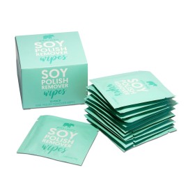 ella+mila Soy Nail Polish Remover Wipes Non-Acetone Lint Free Nail Wipes - Non-Toxic Fingernail Polish Remover - Unscented & Enriched with Vitamins A,C & E (12 Pack) ella+mila Soy Nail Polish Remover Wipes Non-Acetone Lint Free Nail Wipes - Non-Toxic Fingernail Polish Remover - Unscented & Enriched with Vitamins A,C & E (12 Pack)