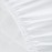 Crib Bed Skirt 28 x 52 with 14 Drop Pleated Dust Ruffle for Baby Boys Girls Elastic Adjustable Fit Toddler Bedskirt Easy On/Off Soft Nursery Standard Crib Bedding Skirts Solid White Crib Skirt