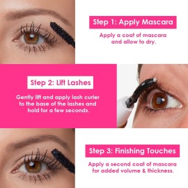 Grande Cosmetics LASH-LIFT Heated Lash Curler, Rechargeable and Travel Friendly, 2 Heat Settings, White Grande Cosmetics LASH-LIFT Heated Lash Curler, Rechargeable and Travel Friendly, 2 Heat Settings, White