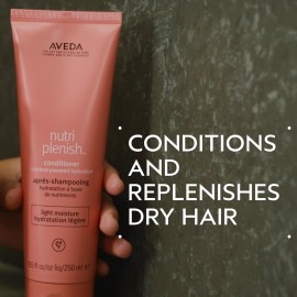 Aveda Nutriplenish Conditioner Light Moisture | Superfood Conditioner for Dry Hair | Organic Pomegranate Oil, Coconut Oil, Mango Butter | 96% Naturally Derived*, 8.5 Fl Oz