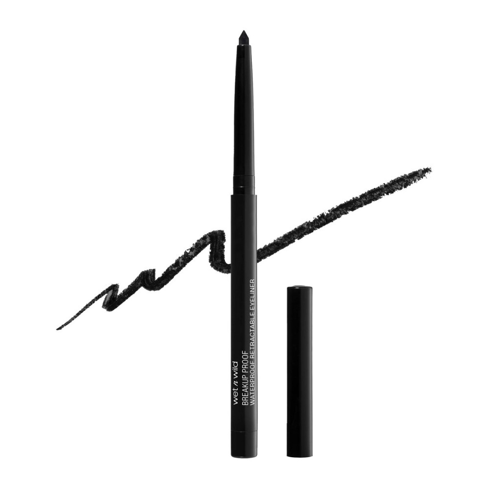 wet n wild Mega Last Breakup Proof Retractable Eyeliner - Waterproof 16-Hour Long-Lasting Wear, Cruelty-Free & Vegan - Blackest Black wet n wild Mega Last Breakup Proof Retractable Eyeliner - Waterproof 16-Hour Long-Lasting Wear, Cruelty-Free & Vegan - Blackest Black