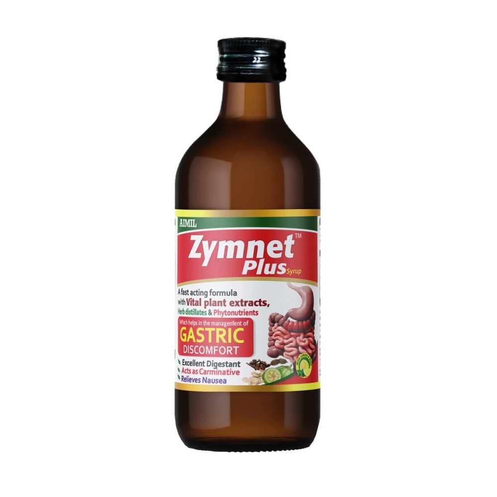 AIMIL Zymnet Plus Syrup | Digestive Health & Acidity | 200 ML AIMIL Zymnet Plus Syrup | Digestive Health & Acidity | 200 ML