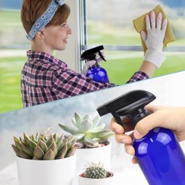 Bontip Glass Spray Bottle, Blue Glass Spray Bottle Set & Accessories for Non-toxic Window Cleaners Aromatherapy Facial Hydration Watering Flowers Hair Care (2 Pack/16 oz) (Blue) Bontip Glass Spray Bottle, Blue Glass Spray Bottle Set & Accessories for Non-toxic Window Cleaners Aromatherapy Facial Hydration Watering Flowers Hair Care (2 Pack/16 oz) (Blue)