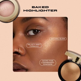 Milani Baked Highlighter - Dolce Perla, Cruelty-Free Powder Highlighter, Highlight Face for a Shimmery or Matte Finish, 0.25 Ounce