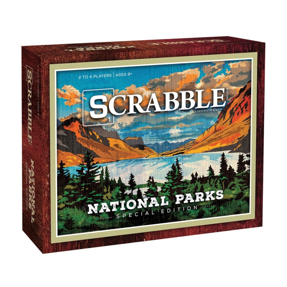 USAOPOLY Scrabble: National Parks | Ages 8+ | 2-4 Players | 1 Set, Brown USAOPOLY Scrabble: National Parks | Ages 8+ | 2-4 Players | 1 Set, Brown
