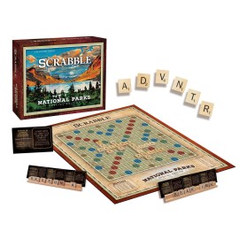 USAOPOLY Scrabble: National Parks | Ages 8+ | 2-4 Players | 1 Set, Brown USAOPOLY Scrabble: National Parks | Ages 8+ | 2-4 Players | 1 Set, Brown