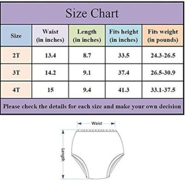 Skhls Baby Toddler Thick Absorbent Potty Training Pants Underwear (2T, 6pcs Girls\') Skhls Baby Toddler Thick Absorbent Potty Training Pants Underwear (2T, 6pcs Girls\')