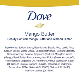 Dove Beauty Bar With Mango Butter 14 Bars To Moisturize Dry Skin More Moisturizing Than Bar Soap 3.75 oz Dove Beauty Bar With Mango Butter 14 Bars To Moisturize Dry Skin More Moisturizing Than Bar Soap 3.75 oz