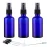 Hydior 2oz Small Fine Mist Spray Bottles For Essential Oils, Blue Glass Spray Bottle 3 Pack