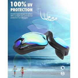 Aegend Kids Swim Goggles, Pack of 2 Swimming Goggles for Children Boys & Girls Age 3-14 Aegend Kids Swim Goggles, Pack of 2 Swimming Goggles for Children Boys & Girls Age 3-14