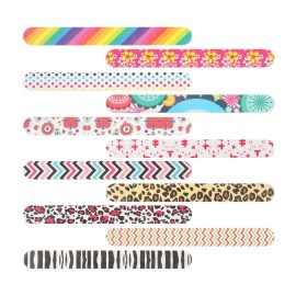 YIMICOO 12PCS Nail Files 150/150 Grit, Emery Boards for Nails, Professional Double Sided Nail File and Buffers for Women Girls Natural Acrylic Nails, Colorful, 7 Inches YIMICOO 12PCS Nail Files 150/150 Grit, Emery Boards for Nails, Professional Double Sided Nail File and Buffers for Women Girls Natural Acrylic Nails, Colorful, 7 Inches