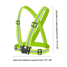 Chiwo Reflective Vest Running Gear 2Pack, High Visibility Adjustable Safety Vest for Night Cycling,Hiking, Jogging,Dog Walking, Construction Safe (Green) Chiwo Reflective Vest Running Gear 2Pack, High Visibility Adjustable Safety Vest for Night Cycling,Hiking, Jogging,Dog Walking, Construction Safe (Green)