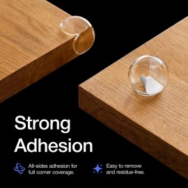 Corner Protectors Guards - Furniture Corner Guard & Edge Safety Bumpers - Baby Proof Bumper & Cushion to Cover Sharp Furniture & Table Edges - Clear and Transparent - (12 Pack) Corner Protectors Guards - Furniture Corner Guard & Edge Safety Bumpers - Baby Proof Bumper & Cushion to Cover Sharp Furniture & Table Edges - Clear and Transparent - (12 Pack)