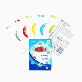 Yuanhe 2.5X3.5 Bingo Calling Cards - Colorful and Durable Bingo Cards for Bingo Games, Complete Deck of 75 Numbers(B1-O75) Yuanhe 2.5X3.5 Bingo Calling Cards - Colorful and Durable Bingo Cards for Bingo Games, Complete Deck of 75 Numbers(B1-O75)