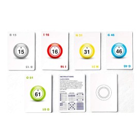 Yuanhe 2.5X3.5 Bingo Calling Cards - Colorful and Durable Bingo Cards for Bingo Games, Complete Deck of 75 Numbers(B1-O75) Yuanhe 2.5X3.5 Bingo Calling Cards - Colorful and Durable Bingo Cards for Bingo Games, Complete Deck of 75 Numbers(B1-O75)
