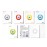 Yuanhe 2.5X3.5 Bingo Calling Cards - Colorful and Durable Bingo Cards for Bingo Games, Complete Deck of 75 Numbers(B1-O75)
