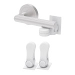 Inaya Child Proof Door Lever Lock, Baby Proofing Door Handle Lock, Minimalist Design, 3M Adhesive & No DrillingNeed, Child Safety Door Handle Locks (2 Pack)
