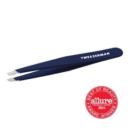 Tweezerman Exclusive Evening Blue Slant Tweezer - Hair Removal Tweezers, Stainless Steel Tweezerman Exclusive Evening Blue Slant Tweezer - Hair Removal Tweezers, Stainless Steel