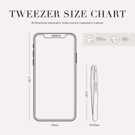 Tweezerman Exclusive Evening Blue Slant Tweezer - Hair Removal Tweezers, Stainless Steel Tweezerman Exclusive Evening Blue Slant Tweezer - Hair Removal Tweezers, Stainless Steel