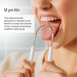 Boka Tongue Scraper for Adults & Kids with Case - Stainless Steel Tongue Cleaner w/Linen Travel Pouch - Scrubber to Remove Tongue Buildup and Freshens Breath (Pack of 1) Boka Tongue Scraper for Adults & Kids with Case - Stainless Steel Tongue Cleaner w/Linen Travel Pouch - Scrubber to Remove Tongue Buildup and Freshens Breath (Pack of 1)