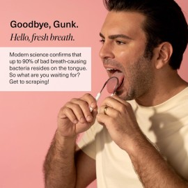 Boka Tongue Scraper for Adults & Kids with Case - Stainless Steel Tongue Cleaner w/Linen Travel Pouch - Scrubber to Remove Tongue Buildup and Freshens Breath (Pack of 1) Boka Tongue Scraper for Adults & Kids with Case - Stainless Steel Tongue Cleaner w/Linen Travel Pouch - Scrubber to Remove Tongue Buildup and Freshens Breath (Pack of 1)