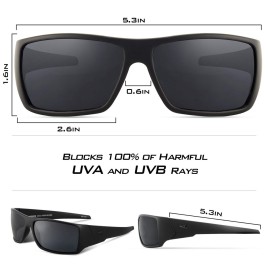 KastKing Iditarod Polarized Sport Sunglasses for Men and Women, Ideal for Driving Fishing Cycling and Running, UV Protection