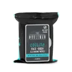 The Nobleman Men\'s Cooling Face + Body Cleansing Wipes, Eucalyptus - 30 Count