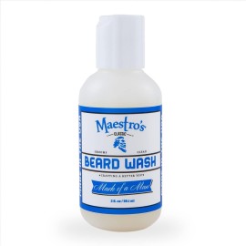Maestro\'s Classic BEARD WASH | Anti-Itch, Deep Cleaning, Non-Drying, Fully Hydrating Gentle Cleanser For All Beard Types & Lengths- Mark of a Man Blend, 2 Ounce Maestro\'s Classic BEARD WASH | Anti-Itch, Deep Cleaning, Non-Drying, Fully Hydrating Gentle Cleanser For All Beard Types & Lengths- Mark of a Man Blend, 2 Ounce