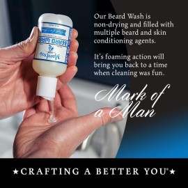Maestro\'s Classic BEARD WASH | Anti-Itch, Deep Cleaning, Non-Drying, Fully Hydrating Gentle Cleanser For All Beard Types & Lengths- Mark of a Man Blend, 2 Ounce Maestro\'s Classic BEARD WASH | Anti-Itch, Deep Cleaning, Non-Drying, Fully Hydrating Gentle Cleanser For All Beard Types & Lengths- Mark of a Man Blend, 2 Ounce