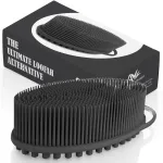 Avilana Silicone Body Scrubber - Dual-Sided Exfoliator for Men & Women, Gentle Loofah Alternative, Easy-to-Clean Silicone Shower Scrubber
