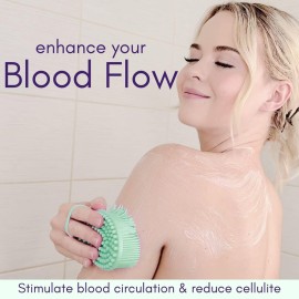 Avilana Silicone Body Scrubber - Dual-Sided Exfoliator for Men & Women, Gentle Loofah Alternative, Easy-to-Clean Silicone Shower Scrubber Avilana Silicone Body Scrubber - Dual-Sided Exfoliator for Men & Women, Gentle Loofah Alternative, Easy-to-Clean Silicone Shower Scrubber