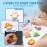 JOYIN 12 Wooden Magnet Creativity Arts & Crafts Painting Kit for Kids, Decorate Your Own Painting Gift for Easter Basket Stuffers, Birthday Parties and Family Crafts, Party Favors for Boys Girls