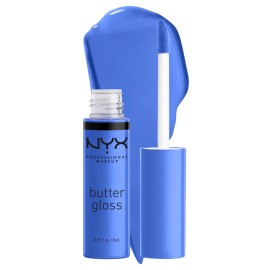 NYX PROFESSIONAL MAKEUP Butter Gloss, Non-Sticky Lip Gloss - Blueberry Tart (Periwinkle Blue) NYX PROFESSIONAL MAKEUP Butter Gloss, Non-Sticky Lip Gloss - Blueberry Tart (Periwinkle Blue)
