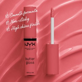 NYX PROFESSIONAL MAKEUP Butter Gloss, Non-Sticky Lip Gloss - Sorbet (Vibrant Coral) NYX PROFESSIONAL MAKEUP Butter Gloss, Non-Sticky Lip Gloss - Sorbet (Vibrant Coral)
