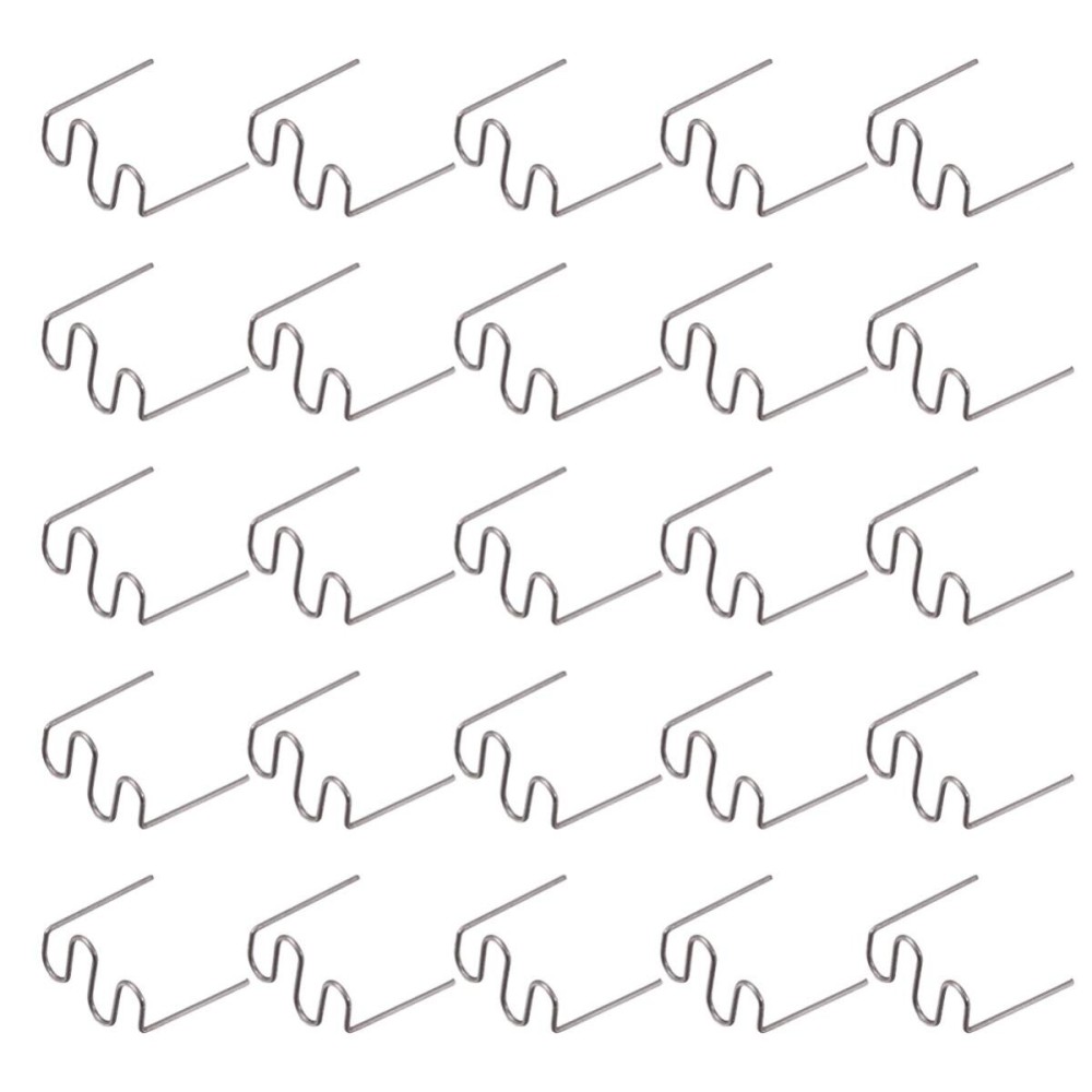 Wakauto 500pcs Welding Rods Hot Staple Repair Machine Plastic Welding Hot Stapler Car Auto Bumper Repair Pre Cut Wave Staples 0.6mm