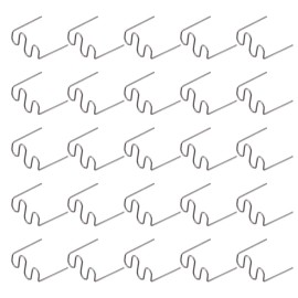 Wakauto 500pcs Welding Rods Hot Staple Repair Machine Plastic Welding Hot Stapler Car Auto Bumper Repair Pre Cut Wave Staples 0.6mm