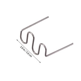 Wakauto 500pcs Welding Rods Hot Staple Repair Machine Plastic Welding Hot Stapler Car Auto Bumper Repair Pre Cut Wave Staples 0.6mm