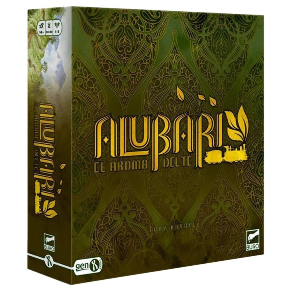 Alubari A Nice Cup of Tea Board Game | Worker Placement Strategy Game for Adults and Teens | Ages 14+ | 1-5 Players | Average Playtime 45-120 Minutes | Made by Studio H