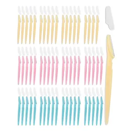 MoHern Dermaplane Razor, 60 Pcs Face Razors for Women and Men, Multipurpose Eyebrow Razor, Dermaplaning Tool for Face Multi-Color