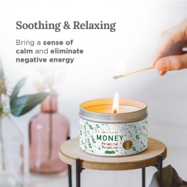 Magnificent 101 Money Financial Freedom Aromatherapy Candle ? Clove, Cinnamon, Citronella Scented Natural Soybean Wax Tin Candle for Purification and Chakra Healing Magnificent 101 Money Financial Freedom Aromatherapy Candle ? Clove, Cinnamon, Citronella Scented Natural Soybean Wax Tin Candle for Purification and Chakra Healing