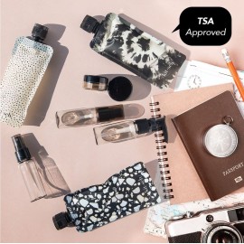 Kitsch 11 Pack Travel Bottles for Toiletries - TSA Approved Refillable Leak Proof Travel Size Containers | Travel Essentials Kit | Travel Bottles Set for Shampoo, Conditioner & Lotion Kitsch 11 Pack Travel Bottles for Toiletries - TSA Approved Refillable Leak Proof Travel Size Containers | Travel Essentials Kit | Travel Bottles Set for Shampoo, Conditioner & Lotion